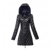 Manteau Duvetica Noir Pour Femme Pas Cher